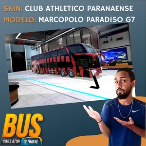 Imagem de capa para o Curso online Skin Atlético Paranaense - Marcopolo Paradiso G7