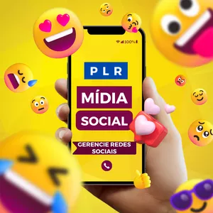 Imagem de capa para o Ebook PLR Social Mídia