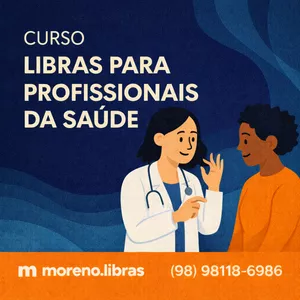 Imagem de capa para o Curso online Curso Libras para Profissionais da Saúde