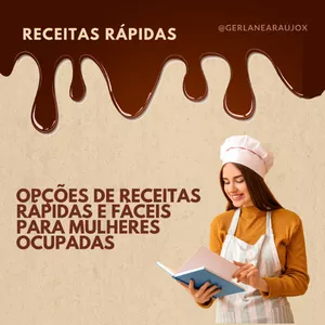 Imagem de capa para o Ebook Receitas Rápidas