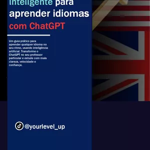 Imagem de capa para o Ebook O método mais inteligente para aprender idiomas com ChatGPT
