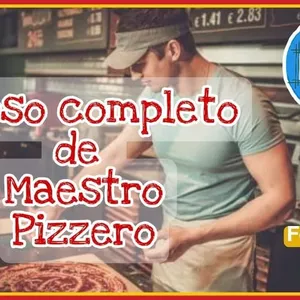 Imagen de portada para Ebook CURSO COMPLETO DE MAESTRO PIZZERO 