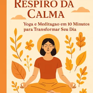Imagem de capa para o Ebook Respiro da Calma: Yoga e Meditação em 10 Minutos para Transformar Seu Dia