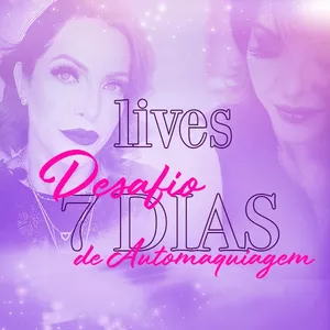 Imagem de capa para o Curso online Pacote de Lives - Desafio 7 dias de automaquiagem