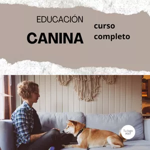 Imagen de portada para Ebook Educación canina curso completo 