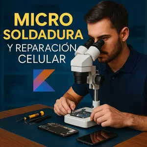 Imagen de portada para Curso online Micro soldadura y Reparación Celular desde cero 