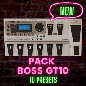 Imagem de capa para o Curso online Pack Forró Master for Boss GT 10 - 10 Presets