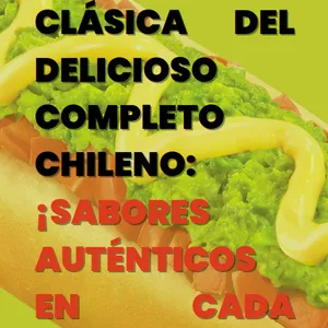 Imagen de portada para Ebook "Receta Clásica del Delicioso Completo Chileno"