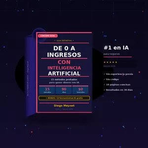 Imagen de portada para Ebook De 0 a Ingresos con Inteligencia Artificial — Edición 2026
