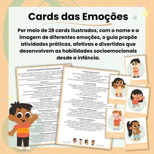 Imagem de capa para o Curso online Cards das Emoções - com atividades