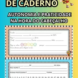 Imagem de capa para o Ebook CABEÇALHO DE CADERNO