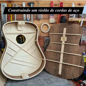 Imagem Construindo um violão de cordas de aço