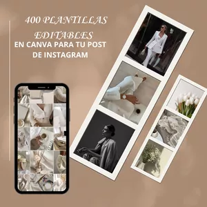 Imagen de portada para Ebook plantillas de canva para instagram