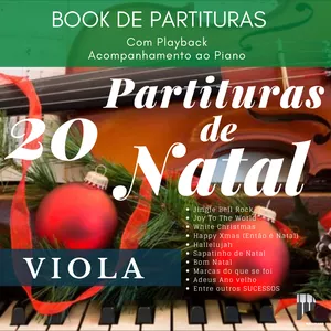 Imagem principal do produto 20 Partituras Natalinas - Viola Clássica