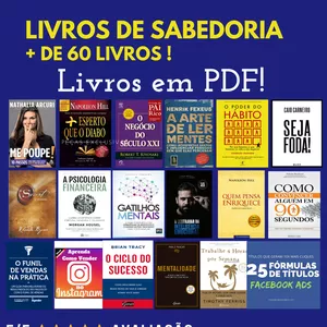 Imagem de capa para o Ebook Biblioteca da Riqueza e Sabedoria – +60 Livros em PDF