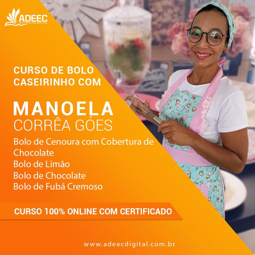 Imagem do curso CURSO BOLO CASEIRINHO