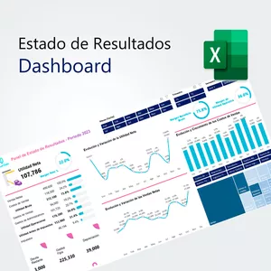 Imagen de portada para Curso online Estado de Resultados | Dashboard en Excel