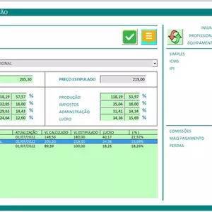 Imagem de capa para o Serviço online Consultoria e Serviço para Formação de Preço