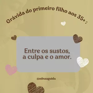 Imagem de capa para o Ebook Grávida do primeiro filho aos 35+: Entre os sustos, a culpa e o amor.