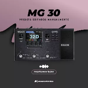 Imagem de capa para o Curso online NUX MG30 PRESETS