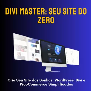 Imagem de capa para o Ebook Divi Master - Seu Site do Zero