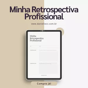 Imagem de capa para o Ebook Minha Retrospectiva Profissional