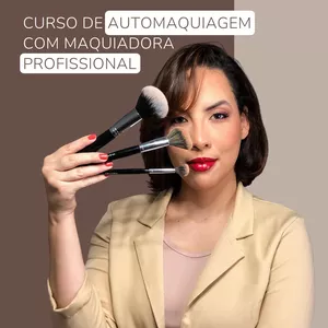 Curso Curso de Automaquiagem com Maquiadora Profissional