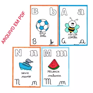 Imagem de capa para o Ebook Alfabeto Móvel