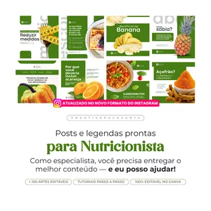 Imagem de capa para o Curso online PACK NUTRICIONISTA MODERNO