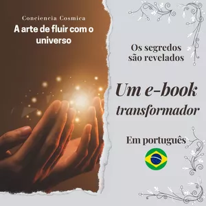 Imagem de capa para o Ebook A arte de fluir com o universo  | Ebook sobre espiritualidade
