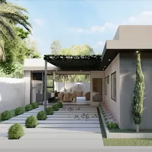 Imagem de capa para o Ebook 198 | Casa em "L" conceito aberto | COM PERGOLADO E ÁREA DE LAZER |