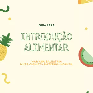 Imagem de capa para o Ebook Guia de Introdução Alimentar