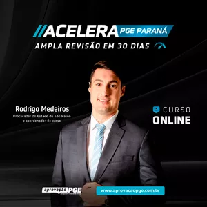 Imagem de capa para o Curso online ACELERA PGE PARANÁ