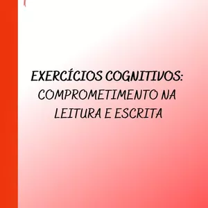 Imagem de capa para o Ebook Exercícios cognitivos comprometimento na leitura e escrita