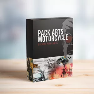 Imagem de capa para o Curso online Pack de artes Motorcycle - Caneca