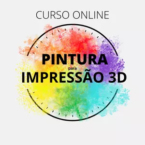Imagem de capa para o Curso online Curso de Pintura para Impressão 3D