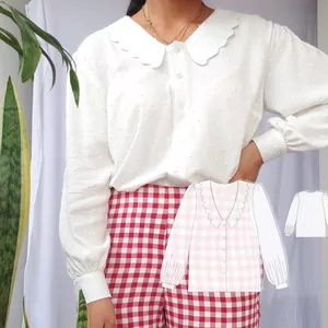 Imagen de portada para Ebook MOLDES  BLUSA CUELLO BEBE DAMA