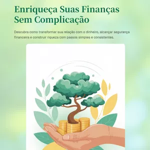 Imagem de capa para o Ebook Enriqueça suas finanças sem complicação