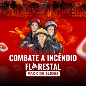 Imagem de capa para o Curso online PACK SLIDES COMBATE A INCENDIO FLORESTAL