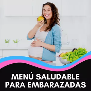 Imagen de portada para Ebook Menú saludable para embarazadas