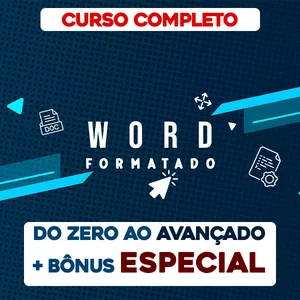 Imagem de capa para o Curso online WORD FORMATADO - Aprenda a dominar o Word do ZERO ao AVANÇADO