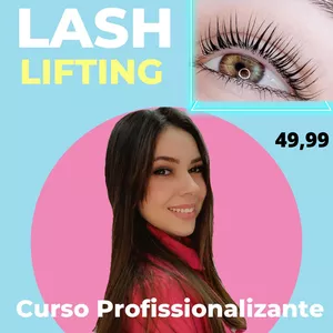 Imagem de capa para o Curso online Curso de Lash Lifting - Lifting de Cílios