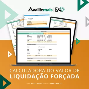 Imagem de capa para o Ebook [Planilha 16] Calculadora do Valor de Liquidação Forçada