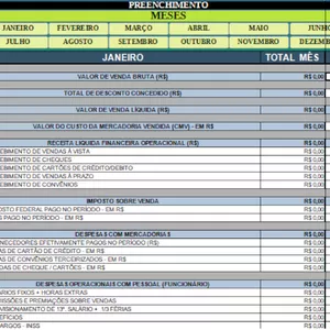 Imagem de capa para o Curso online Planilha para cálculo de Demonstrativo de Lucros e Perdas (DLP) e Demonstrativo de Fluxo de Caixa (DFC) com Indicadores e Desempenho Mensal de Vendas para Libreoffice Calc