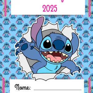 Imagem de capa para o Ebook Planner 2025 Stitch para professores