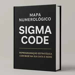 Imagem de capa para o Ebook Mapa Numerológico Sigma Code Completo + Protocolos de Reprogramação Pessoal