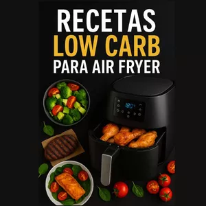 Imagen de portada para Curso online Recetas Low Carb para Air Fryer – Sin Azúcar, Sin Gluten y Sin Lácteos