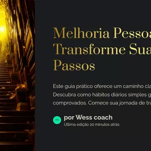 Imagem de capa para o Ebook Transforme Sua Vida em 8 Passos