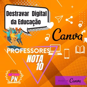 Imagem de capa para o Curso online Canva: Destravar Digital da Educação 