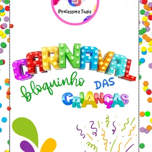 Imagem de capa para o Ebook Kit Carnaval - Bloquinho das Crianças